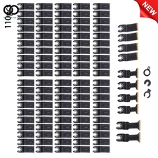 110 Pack Universal Multitool Blades Oscillating Tool Blade Titanium Saw Blades