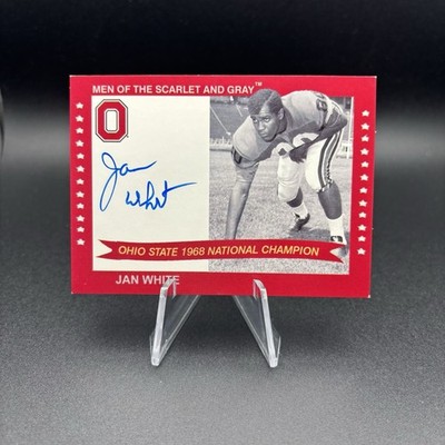 2006 TK Legacy National Champions OSU Auto Autograph 1968F Jan White Ohio State