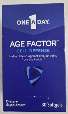 One A Day Age Factor Cell Defense 30 Softgels  BB 04/26