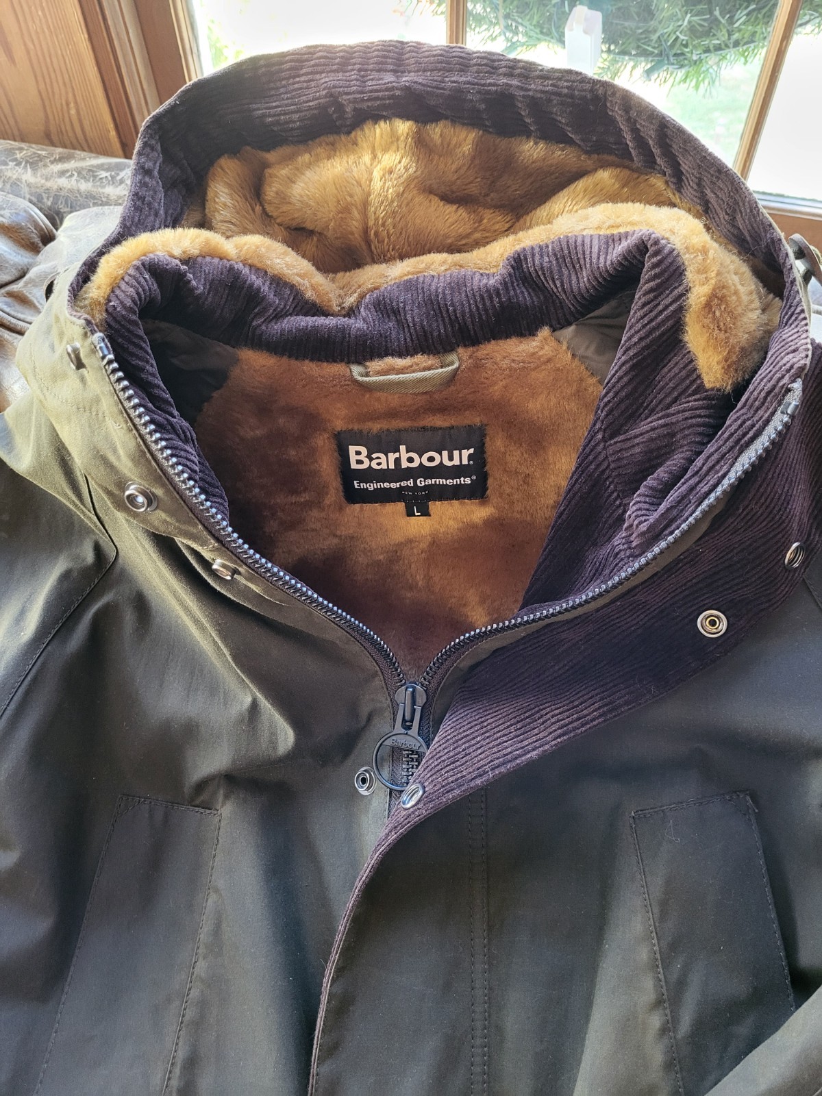 Barbour X Engineered Lined Parka Jacket - image 2