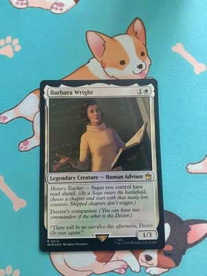 MTG Magic the Gathering - Barbara Wright Foil - Doctor Who