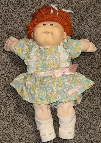 Cabbage Patch Kids Single Red Ponytail Doll #18 Headmold