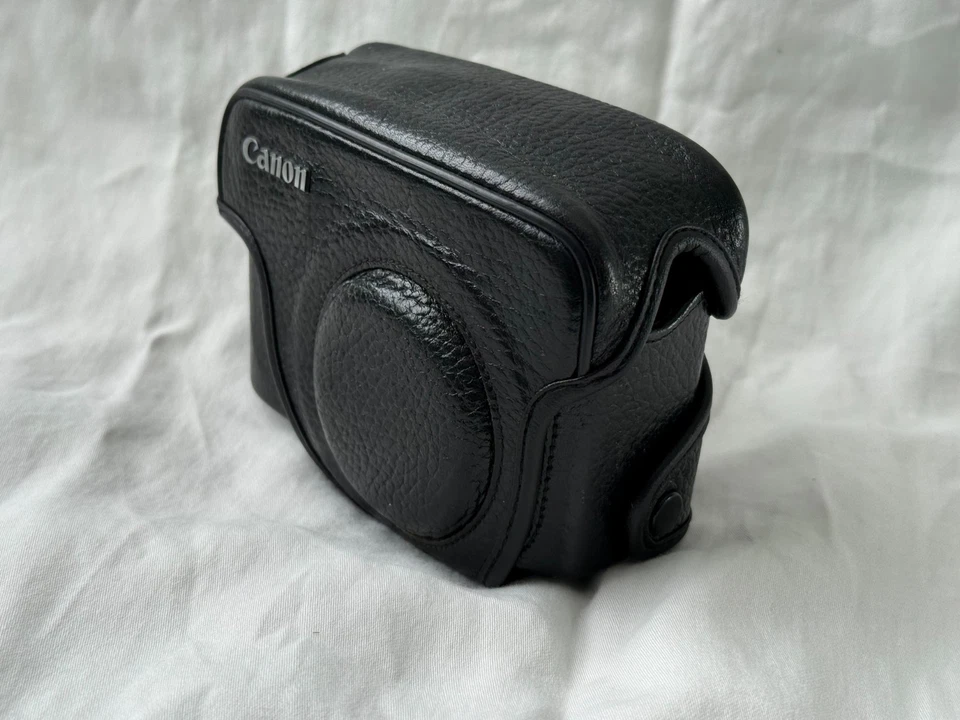 Funda de cuero ajustada Canon para PowerShot G10, negra, Canon SC-DC60A Foto 3 de 4