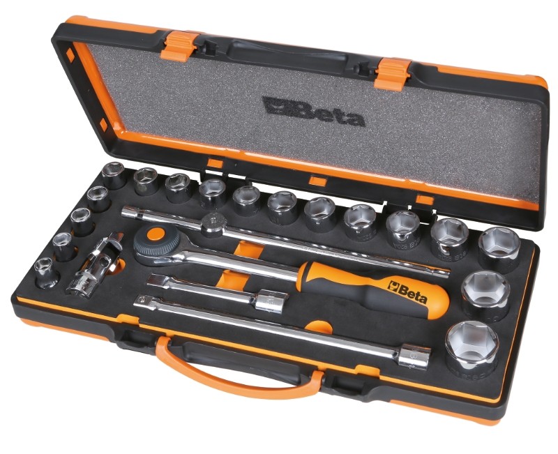Hexagon Socket and Accessory Set in Foam Tray - Beta Tools 920A/C17MR