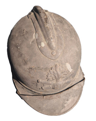 helm adrian artillerie 1915 blau horizont komplett mit dachboden zu reinigen ww1