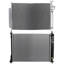 Radiator & AC Condenser Cooling Kit For 2008-2010 Saturn Vue
