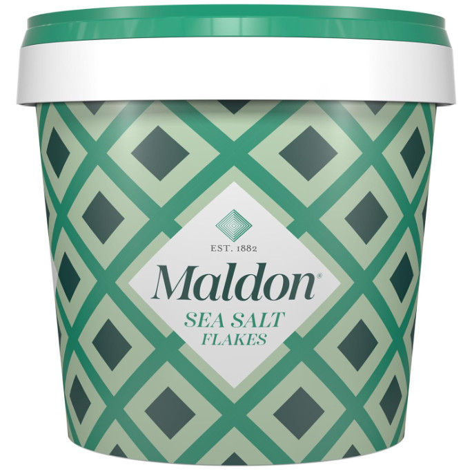 Maldon Salt, Sea Salt Flakes, 20 Oz (570 G), Resealable Tub, Kosher, Natural, Ha