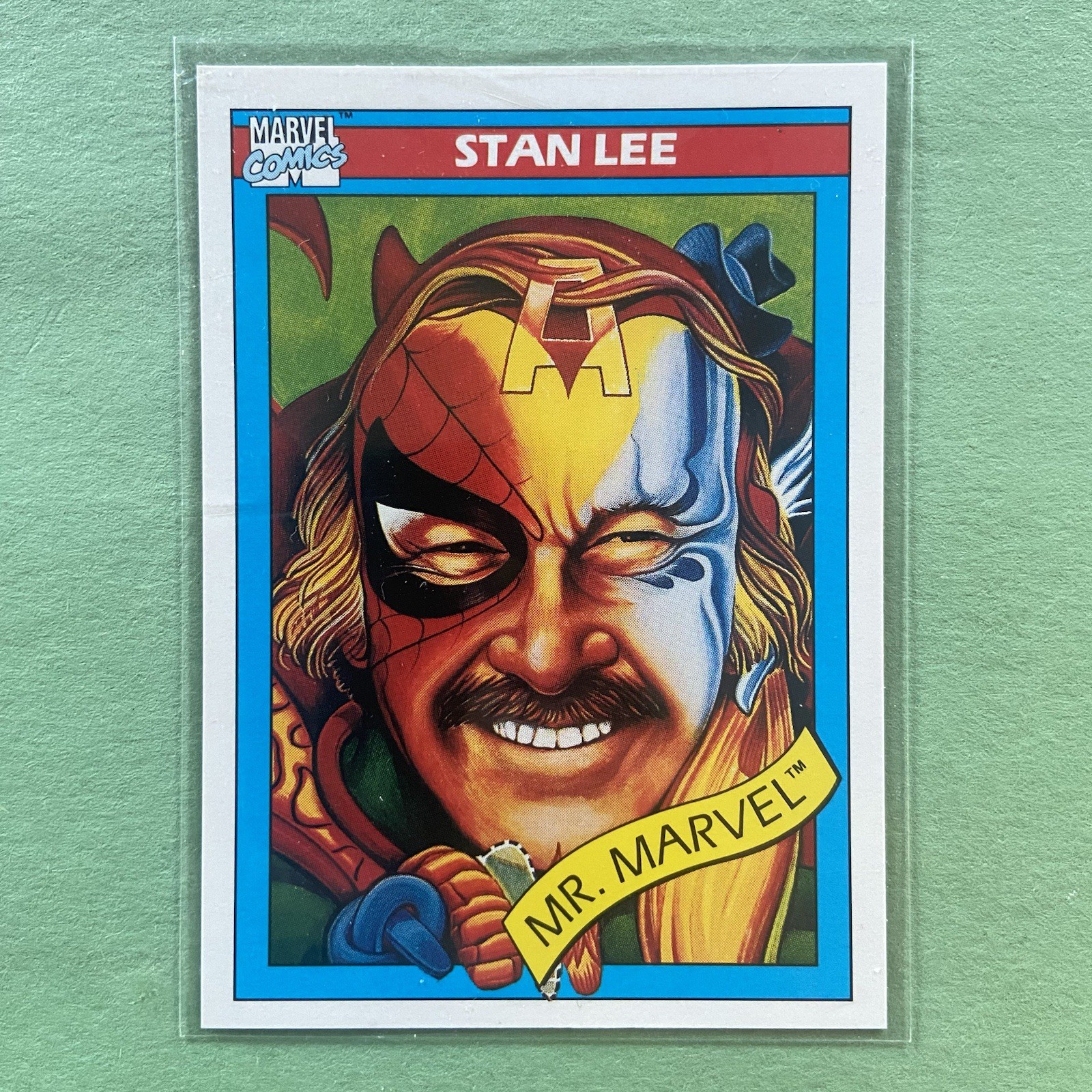 Stan Lee Mr. Marvel 1990 Impel Marvel Universe Rookie Card RC #161