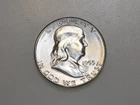 1953-S 50C FRANKLIN SILVER HALF DOLLAR GEM BU