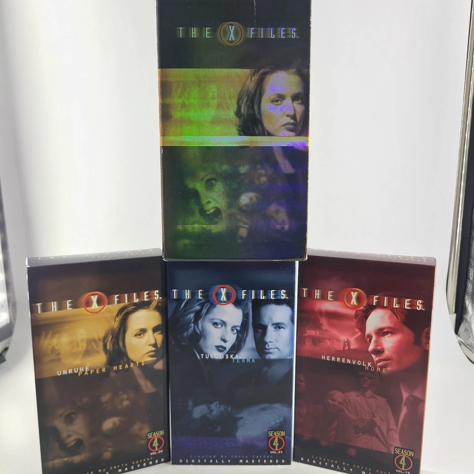 THE X-FILES 1999 Season 4 Boxed Set 3 VHS Tapes #19-21 - Image 2 of 4