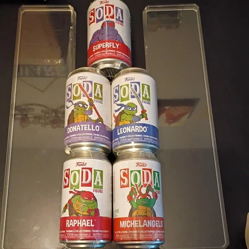 Funko Soda Teenage Mutant Ninja Turtles All 4 Turtles Plus Super Fly Chase