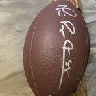 Michael Irvin Wilson NFL Autographed Original Ball Player certification hologram