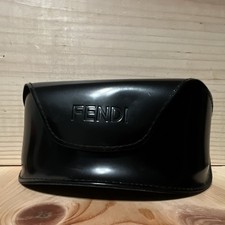 Fendi - New - Black Large Semi-hard Felt Lined Eyeglasses/Sunglasses Case