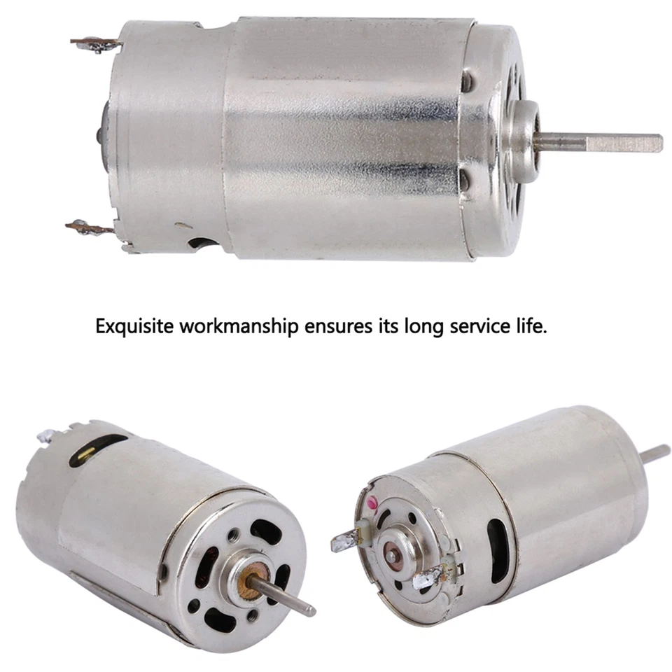 21000rpm Electric 390 Motor Accessory Replacement Fit For 1/16 1/18 RC Car ZM - Image 4 of 4