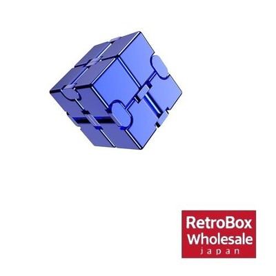 Infinity Cube 3D Puzzle Fidget Toy blau verstärkt