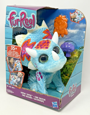 FurReal Hoppin Topper Dino Interactive Plush Dinosaur, 35+ Sound