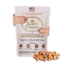 Leaner Creamer,Coconut Oil Coffee Creamer, Sugar Free, Original, 9.87 oz (280 g)