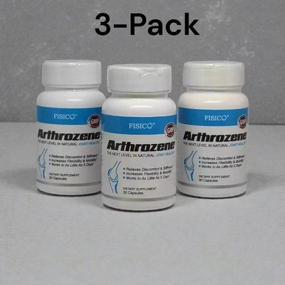 3 Packs Fisico Arthrozene Natural Joint Health Supplement  - New