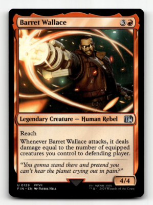 MTG - Barret Wallace #129 - FINAL FANTASY
