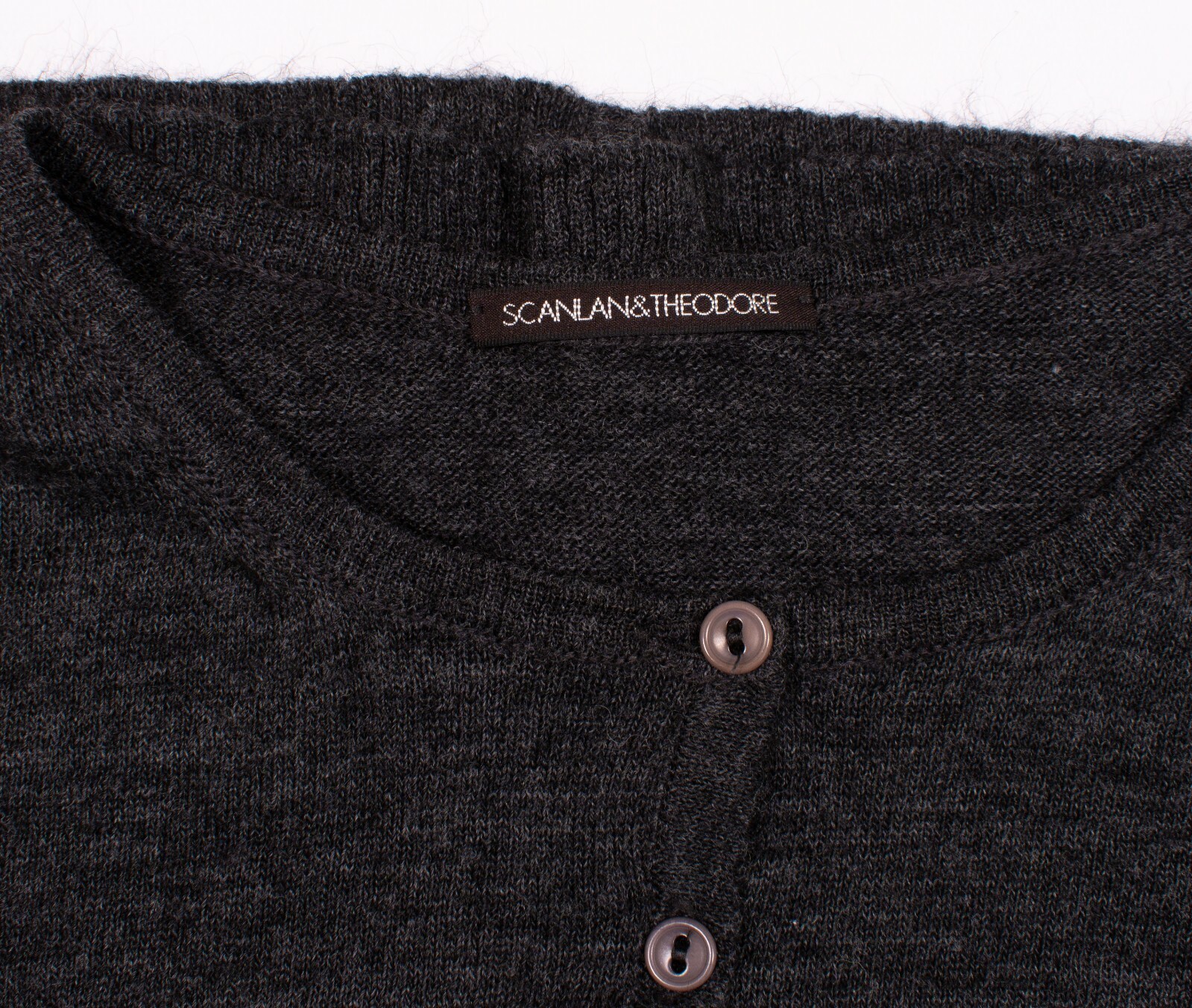Scanlan Theodore Gray Wool Alpaca 