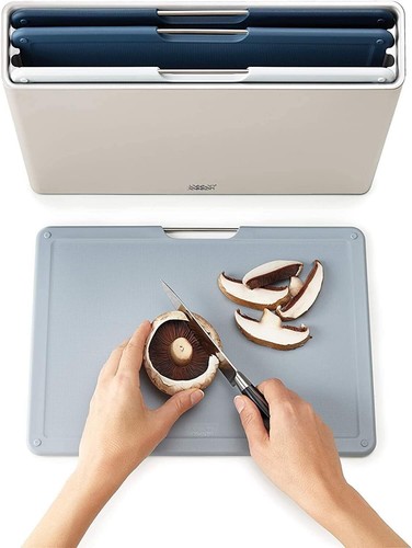 Joseph Joseph Folio Large Chopping Board Set - Editions (Sky) Kitchen Tools AUS - Picture 4 of 7