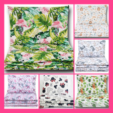 3 pc COT BEDDING SET DUVET QUILT PILLOW COVERS Bed fitted sheet 60x120 70x140