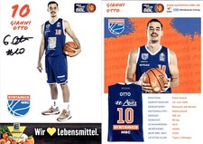 GIANNI OTTO  Syntainics MBC Weissenfels Autogramm Autogrammkarte Basketball