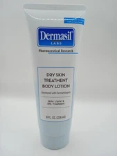 Dermasil Dry Skin Treatment Body Lotion Cream 8 oz FACTORY SEALED free shipping