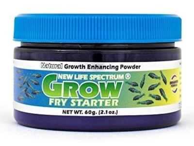NEW LIFE SPECTRUM GROW FRY STARTER POWDER NATUROX FISH FOOD 60 gm NLS