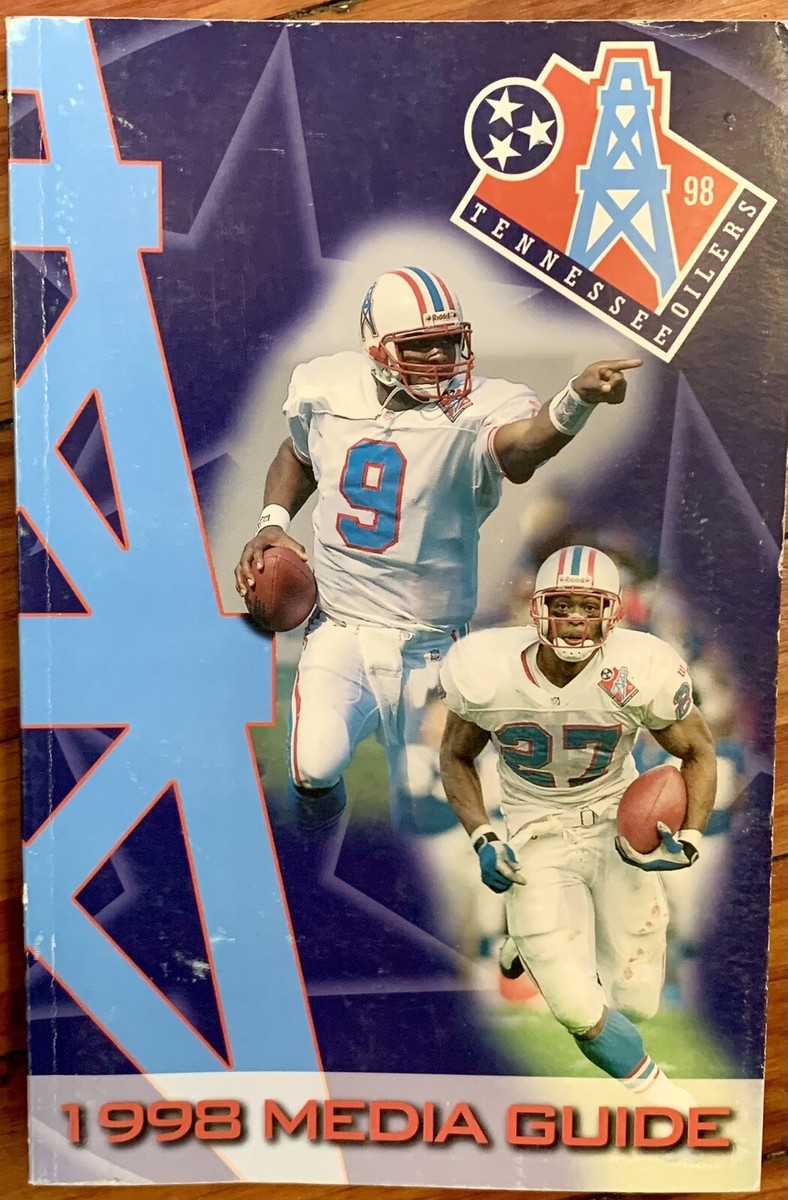 1998 - Tennessee Oilers / Titans Media Guide - Steve McNair
