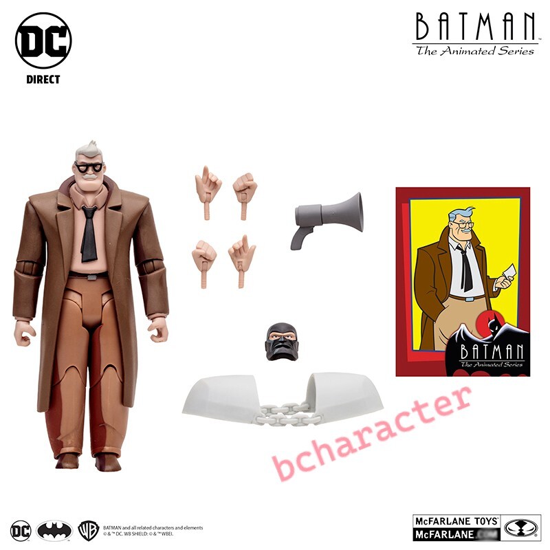 Genuine Macfarlane DC Comics Sheriff Gordon 1/12 Action Model Toys