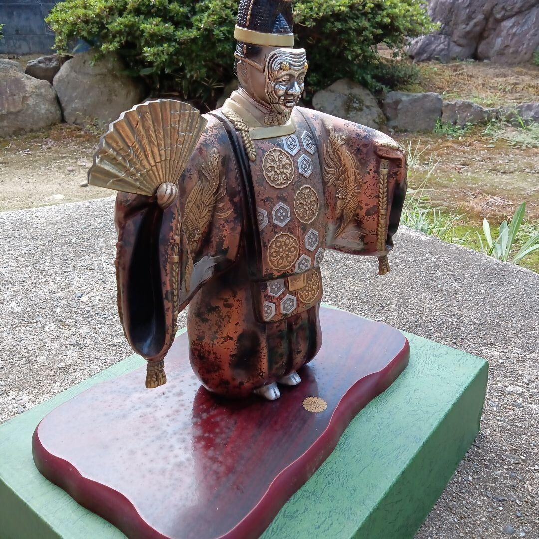 Japanese Metal Figure Noh 