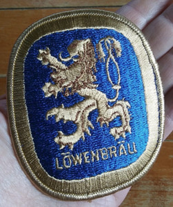 Vintage Beer Patch - Lowenbrau Lion's Brew - German Beer Collectors Patch