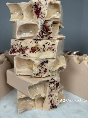 Dream Rose  Organic Artisan Soap Bars. Handmade cold Process Soap Bar
