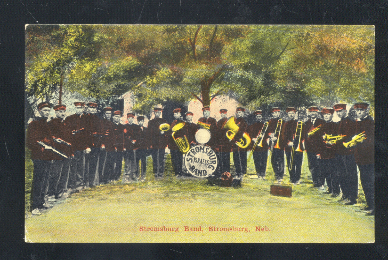 STROMSBURG NEBRASKA STROMSBURG CITY BANK INSTRUMENTS VINTAGE POSTCARD