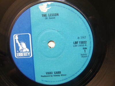 Vikki Carr - The Lesson 1967 7'' Liberty LBF 15032