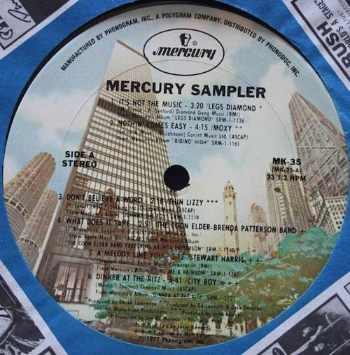 Various - Mercury Sampler LP Comp Smplr Vinyl Schallplatte 117585 - Bild 3 von 4