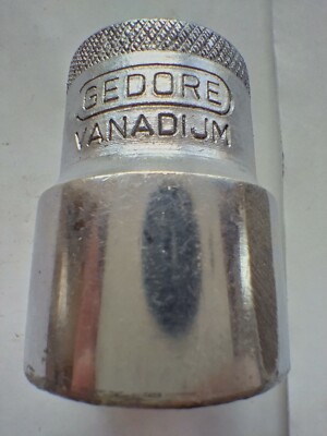 Original Gedore No.19 Vanadium Nuss Stecknuss SW 24 mm Sechskant 1/2'' Germany 