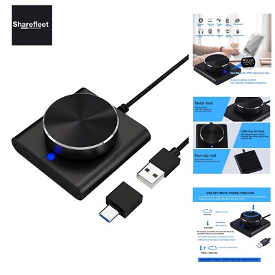 cooidea USB Lautstärkeregler Knopf, PC/Computer Audio Lautstärkeregler Adjust...