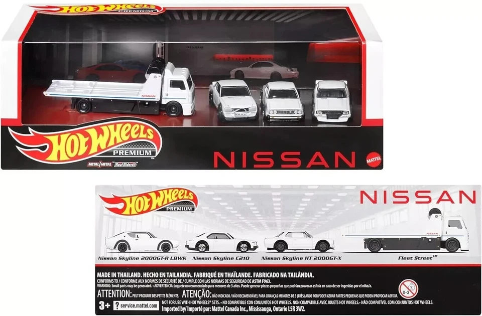 Hot Wheels Skyline's Premium Set #4 Nissan Skyline 2000GT LBWK C210 DieCast 1:64 - Immagine 3 di 4