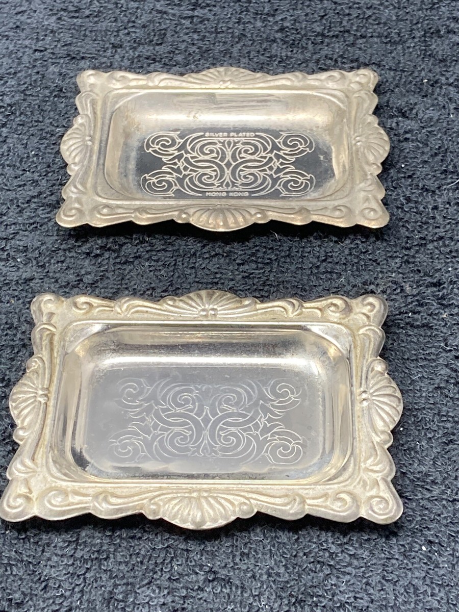 Silver plate Hong Kong Inch Trays