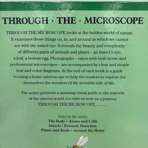 Through The Microscope Insects Book by John Stidworthy Shooting Star- Homeschool - Picture 9 of 13
