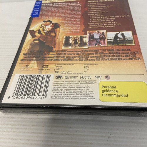 Step Up (DVD, 2006) Brand New - Dance Music - Region 4 - Picture 8 of 8