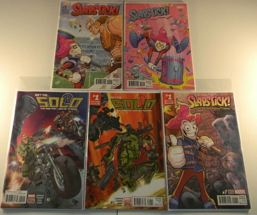 Marvel Comics Slapstick! 1 2 3 Solo 1 2  Free Shipping Mercs for money