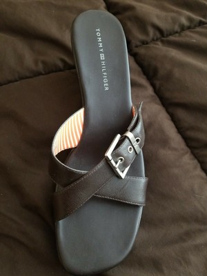 Tommy Hilfiger Brown Sandals woman 9m | eBay