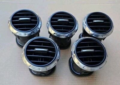 5x 2008 2014 Audi TT MK2 Dash Air Vent Assembly / OEM 2009 2010 2011 2012 2013 