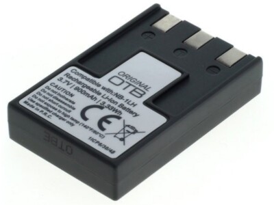 OTB Akku für CANON Digital Ixus 300 330 400 430 500 Accu NB1L / NB-1LH Batterie