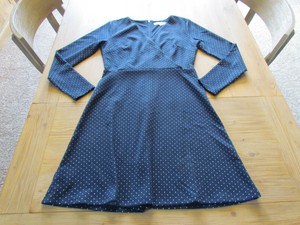 loft polka dot wrap dress