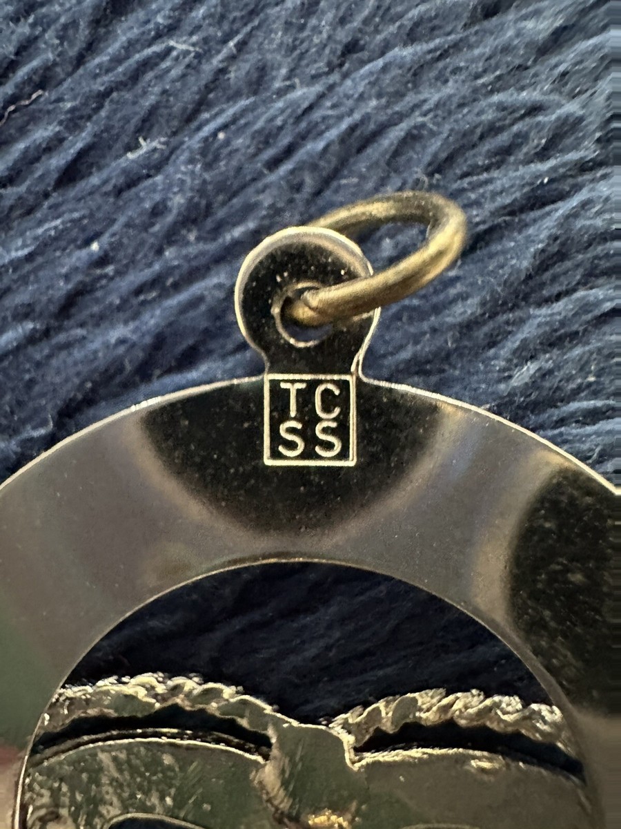 TC Signed Sterling Silver 925 New Orleans Vieux Carre Charm, 1.25” View 3