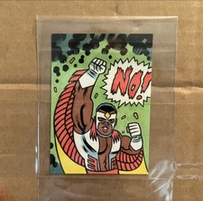 Dan Hipp - The Falcon - Sam Wilson - Original Artwork - 2.5"x3.5" - Marvel Comic